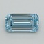 2.08 Ct. Fancy Intense Blue Emerald Lab Grown Diamond