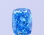 1.97 Ct. Fancy Vivid  Blue Cushion Lab Grown Diamond