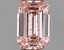 0.65 Ct. Fancy Intense  Pink Emerald Lab Grown Diamond