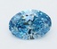 2.0 Ct. Fancy Vivid  Blue Oval Lab Grown Diamond