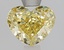 1.02 Ct. Fancy Intense  Yellow Heart Lab Grown Diamond
