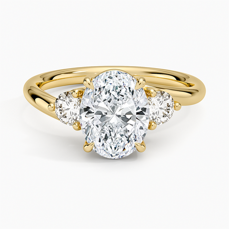 Atelier Three Stone Diamond Ring
