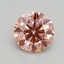 1.71 Ct. Fancy Intense Pink Round Lab Grown Diamond