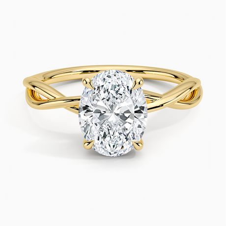 Alya Twist Solitaire Ring - Brilliant Earth