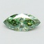 0.86 Ct. Fancy Vivid Green Marquise Lab Grown Diamond
