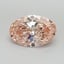 2.02 Ct. Fancy Vivid Pink Oval Lab Grown Diamond