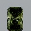 0.67 Ct. Fancy Vivid Green Radiant Lab Grown Diamond