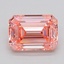 2.97 Ct. Fancy Vivid  Pink Emerald Lab Grown Diamond