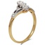 The Kimi Ring, smalltop view on a hand