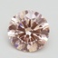 1.71 Ct. Fancy Intense Pink Round Lab Grown Diamond