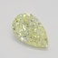 0.60 Ct. Fancy Light Yellow Pear Diamond
