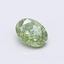 0.57 Ct. Fancy Vivid  Green Oval Lab Grown Diamond