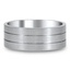 Custom Double Groove Matte Wedding Ring