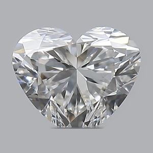 Heart diamond — real photo