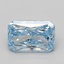 3.10 Ct. Fancy Vivid Blue Radiant Lab Grown Diamond