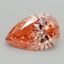 0.80 Ct. Fancy Intense Pink Pear Lab Grown Diamond