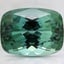 13.2x10.1mm Unheated Green Cushion Tourmaline