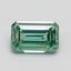 0.83 Ct. Fancy Vivid Green Emerald Lab Grown Diamond