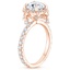 14K Rose Gold Summer Rain Diamond Ring (3/4 ct. tw.), smallside view
