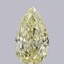 0.99 Ct. Fancy Light Yellow Pear Lab Grown Diamond