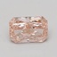 0.95 Ct. Fancy Vivid Pink Radiant Lab Grown Diamond