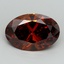 5.01 Ct. Fancy Deep Orange Oval Lab Grown Diamond