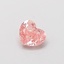 0.31 Ct. Fancy Intense  Pink Heart Lab Grown Diamond