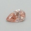 0.30 Ct. Fancy Vivid Pink Pear Lab Grown Diamond