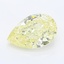 0.81 Ct. Fancy Light Yellow Pear Lab Grown Diamond