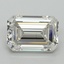 4.06 Ct. Fancy Vivid Pacific Green Emerald Lab Grown Diamond