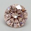 8.71 Ct. Fancy Vivid Pink Round Lab Grown Diamond