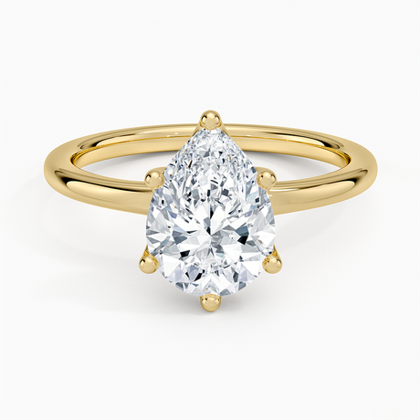 Fleur Solitaire Ring