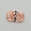 0.32 Ct. Fancy Vivid Pink Oval Lab Grown Diamond