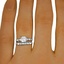 The Mazlyn Matched Set, smallzoomed in top view on a hand