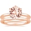 14KR Morganite Esme Bridal Set, smalltop view