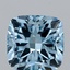 3.06 Ct. Fancy Vivid Blue Cushion Lab Grown Diamond