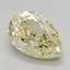 3.10 Ct. Fancy Yellow Pear Lab Grown Diamond