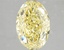 3.08 Ct. Fancy Vivid Yellow Oval Lab Grown Diamond