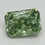 2.05 Ct. Fancy Vivid Pacific Green Radiant Lab Grown Diamond
