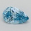 1.09 Ct. Fancy Vivid  Blue Pear Lab Grown Diamond