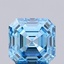 2.22 Ct. Fancy Vivid Blue Asscher Lab Grown Diamond