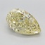 1.62 Ct. Fancy Yellow Pear Lab Grown Diamond