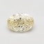 0.54 Ct. Fancy Light Yellow Oval Lab Grown Diamond
