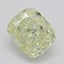 0.70 Ct. Fancy Light Yellow Cushion Diamond
