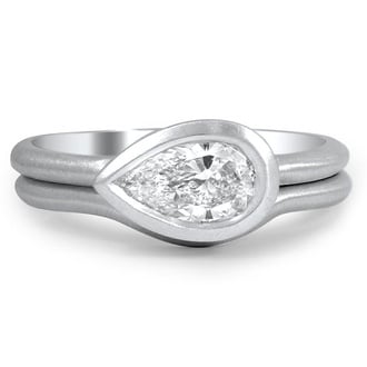 Custom Matte Bezel Diamond Matched Set
