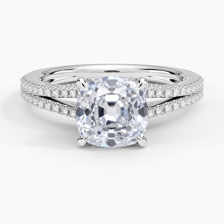 Split Shank Setting with Gallery Accents
