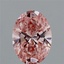 2.00 Ct. Fancy Intense Pink Oval Lab Grown Diamond