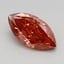 1.60 Ct. Fancy Vivid Brownish Pink Marquise Lab Grown Diamond