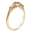 The Sanibel Ring, smalltop view on a hand