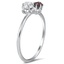 The Atia Ring, smalltop view on a hand